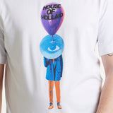 House of Holland White Balloon Digital Printed T-Shirt