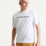 House Of Holland Holographic Rainbow Transfer Printed T-shirt in White