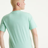 House Of Holland Iridescent Transfer Printed T-Shirt in Egg Blue