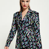 House Of Holland Black Flame Blazer