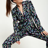 House Of Holland Black Flame Blazer