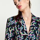 House Of Holland Black Flame Blazer