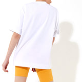 House of Holland Iridescent Transfer Printed T-Shirt in White