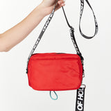 House of Holland Cross Body Bag With Rope Detail In Red