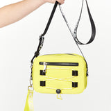 House of Holland Cross Body Bag With Rope Detail In Yellow
