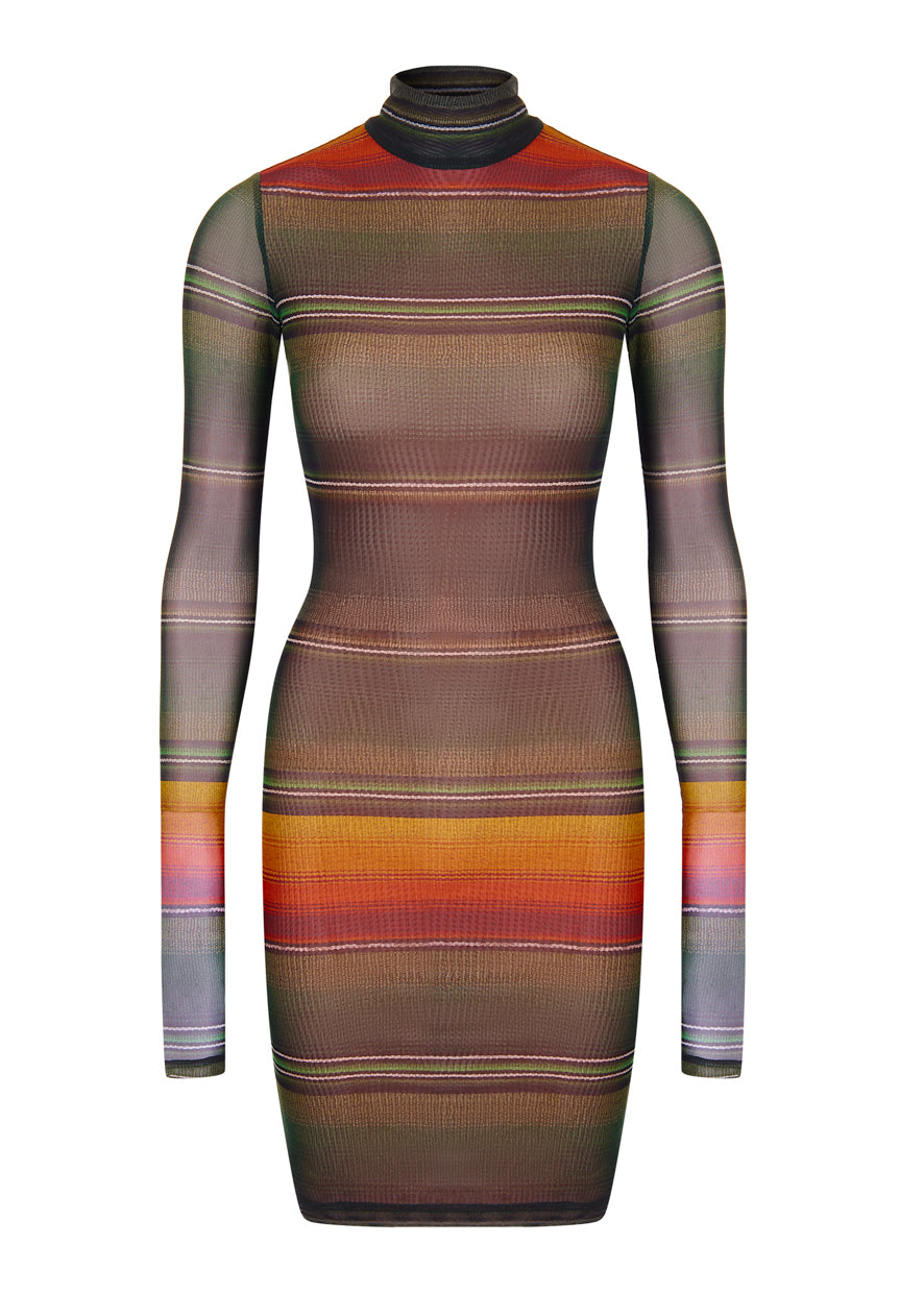 Mesh Mini Dress