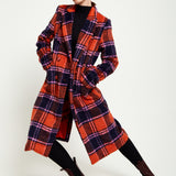 House Of Holland Red Check Coat