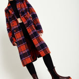 House Of Holland Red Check Coat