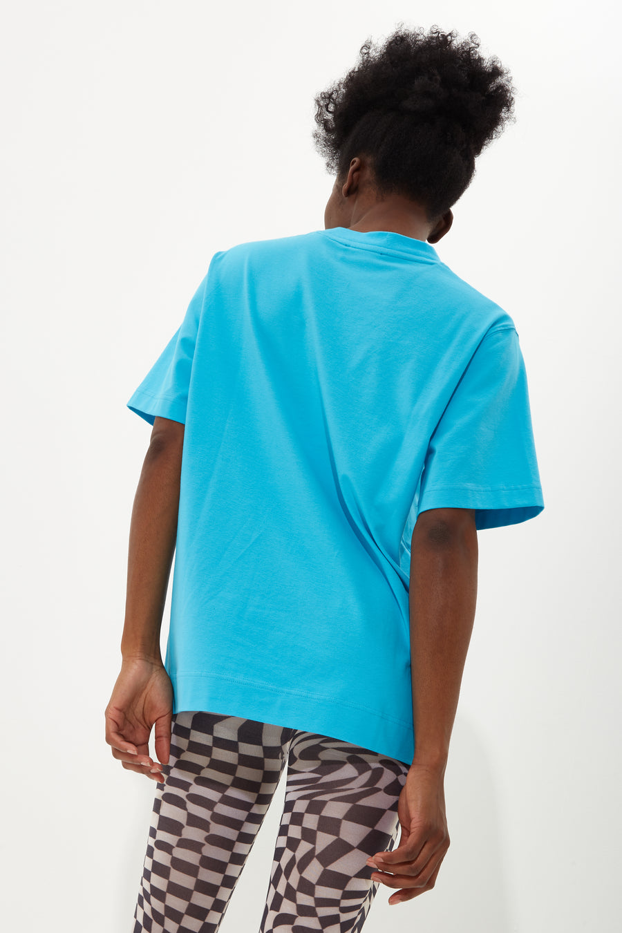 House Of Holland Sky Blue Transfer Printed T-shirt