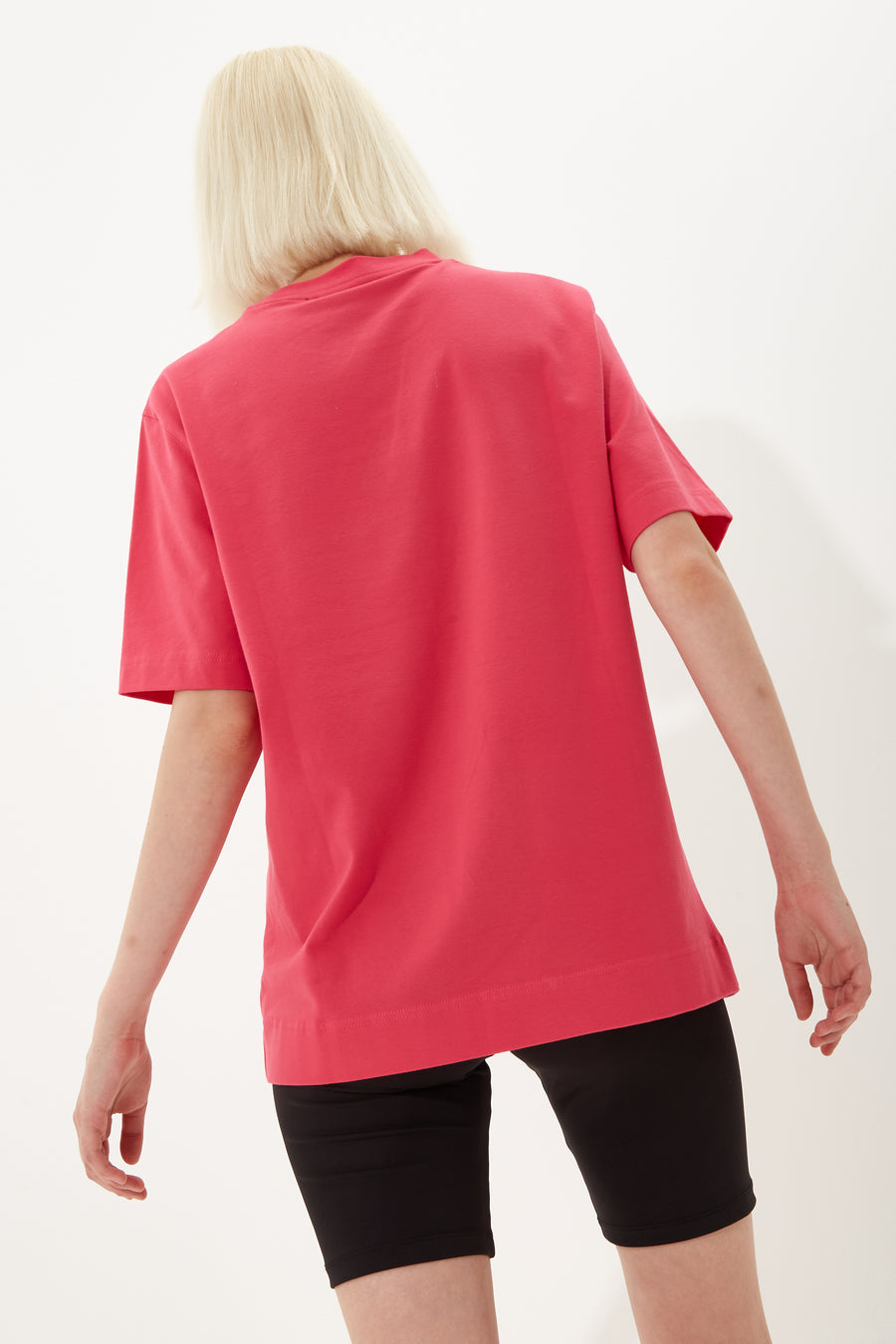 House of Holland Hot Pink Transfer Printed T-shirt