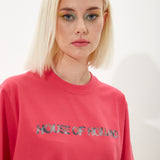 House of Holland Hot Pink Transfer Printed T-Shirt