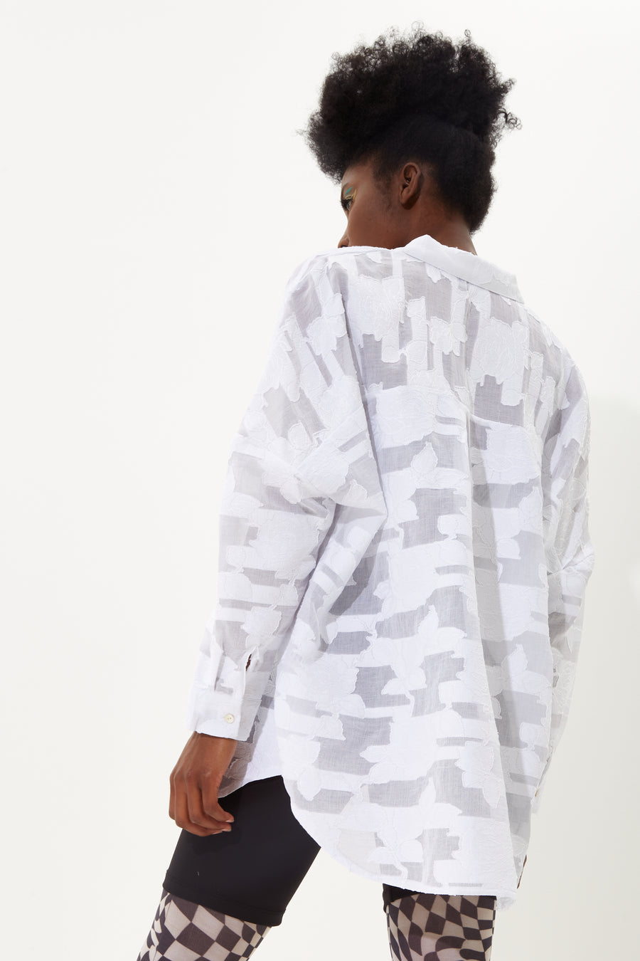 HOUSE OF HOLLAND WHITE JACQUARD SHIRT