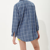 House Of Holland Navy Checked Shirt