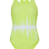 House of Holland HOH X Speedo Soundwave Swimsuit (Lime)