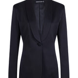 House of Holland Black Satin Tailored Jacket
