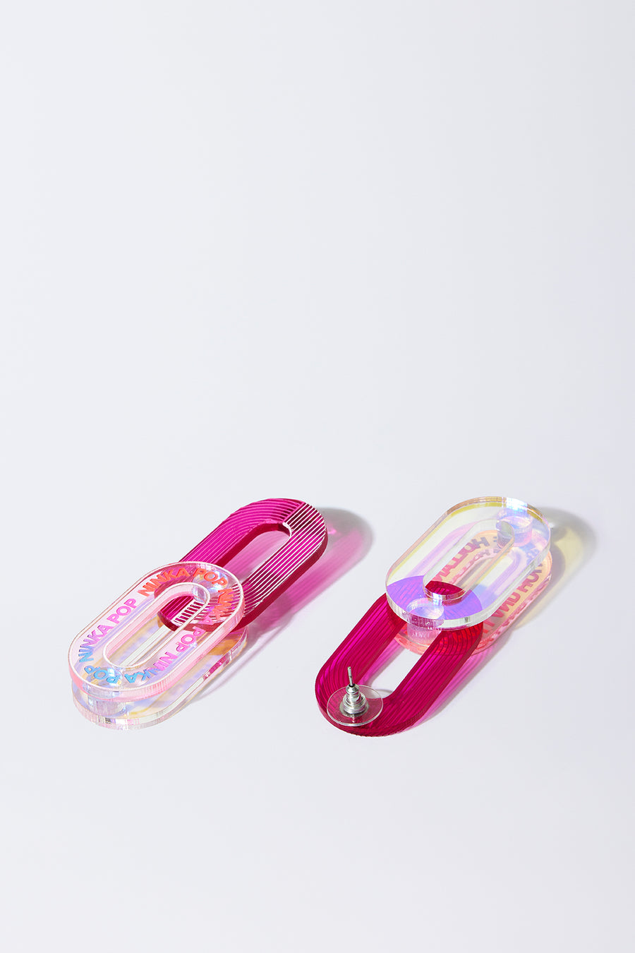 Pink dreamscape earrings