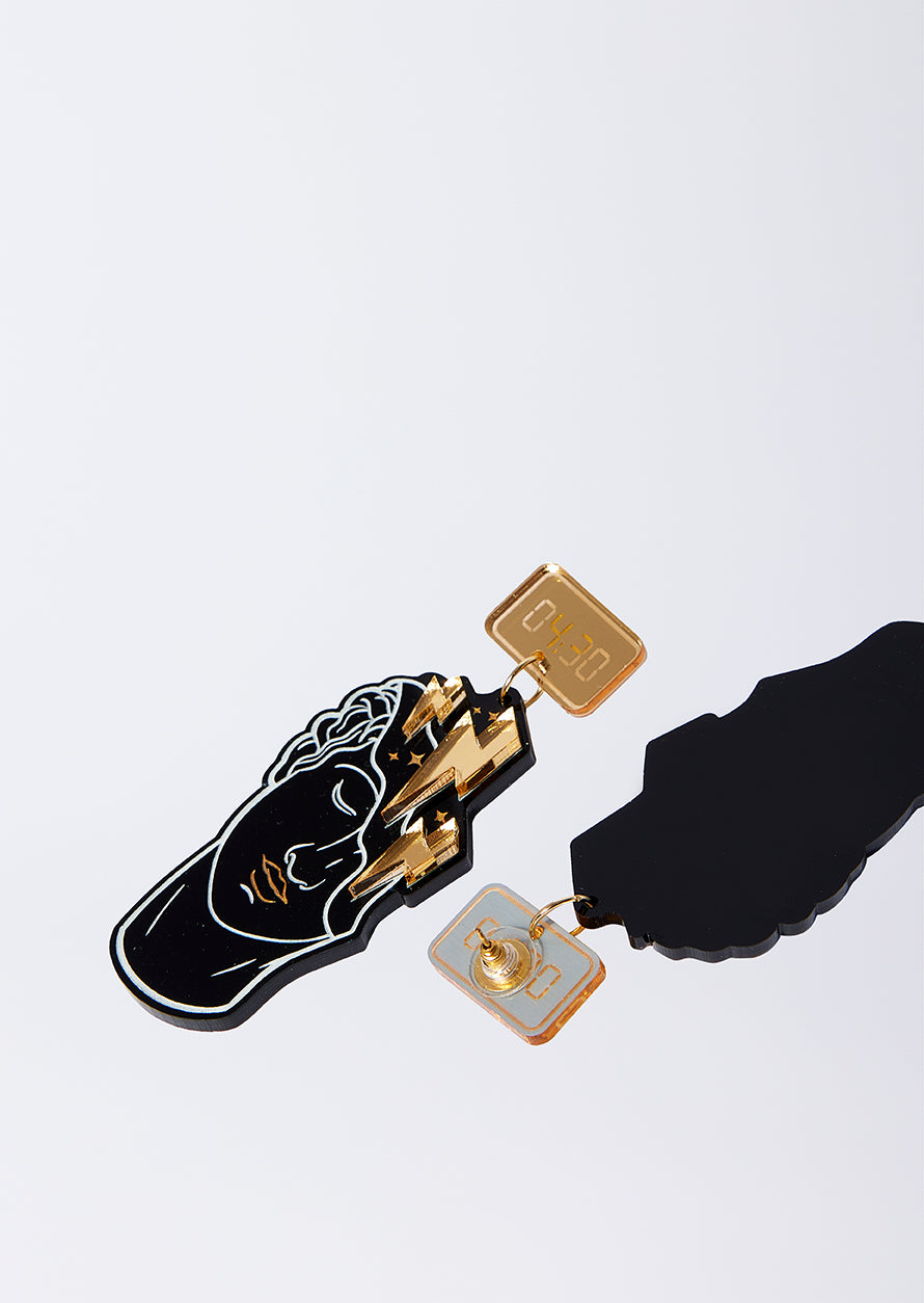 Black Dreaming Boi earrings