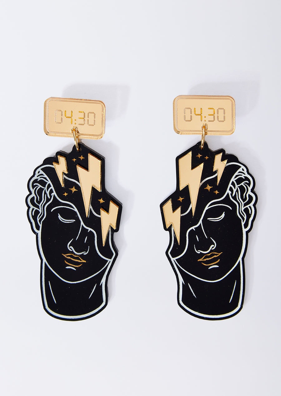 Black Dreaming Boi earrings