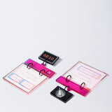 House of Holland Pink Retro Alarm Earrings