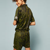 House of Holland Umbro Snake Print Swim Shorts (Green)