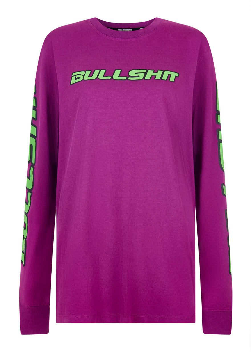 @hattiestewart 'Bullshit' long sleeve tee