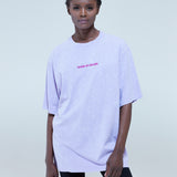 House Of Holland Acid Wash Oversized T-Shirt In Lilac