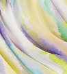 House Of Holland Abstract Pastel Cowl Neck Mini Dress With Adjustable Ruched Sides