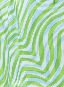 House Of Holland Green Zebra Print Mini Dress With Sleeve Slits And A Waist Cut Out