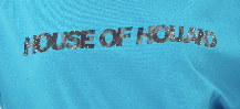House Of Holland Sky Blue Transfer Printed T-Shirt
