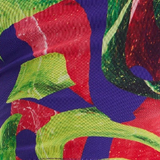 House Of Holland Abstract Multicolour Print Crop Top