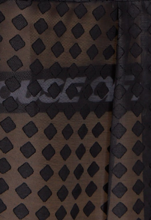 House Of Holland Logo Back Shirt in Black with Pink Embroidery
