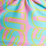 House Of Holland Logo Printed Halter Neck Crop Top