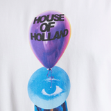 House of Holland White Balloon Digital Printed T-Shirt