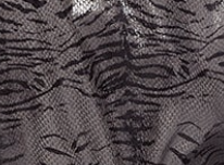 HOUSE OF HOLLAND JUMPSUIT IN GREY WET LOOK ZEBRA STRIPE