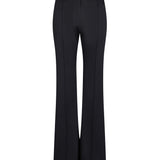 House of Holland Black Satin Tailored Flared Trouser