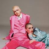 House of Holland Pink Satin Tailored Jacket
